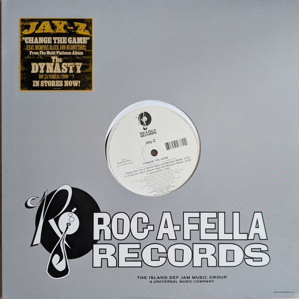 Jay-Z - Change The Game / You, Me, Him And Her (Vinyl, 12") Very Good (VG) / Very Good Plus (VG+)