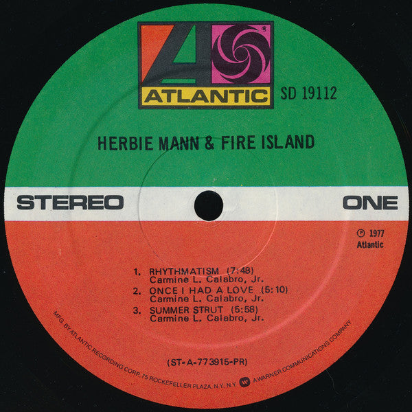 Herbie Mann - Herbie Mann & Fire Island (Vinyl, LP, Album) Good Plus (G+) / Very Good (VG)