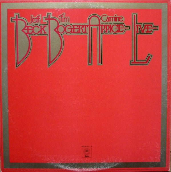 Beck, Bogert & Appice - Beck, Bogert & Appice Live (2xVinyl, LP, Album, Reissue) Very Good (VG) / Very Good (VG)