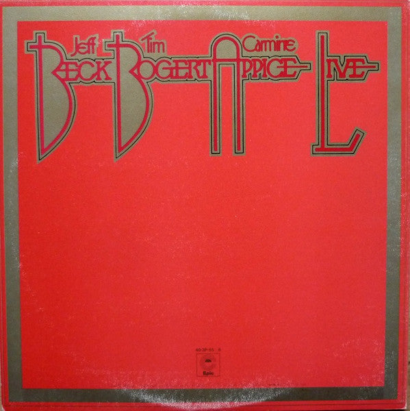 Beck, Bogert & Appice - Beck, Bogert & Appice Live (2xVinyl, LP, Album, Reissue) Very Good (VG) / Good Plus (G+)