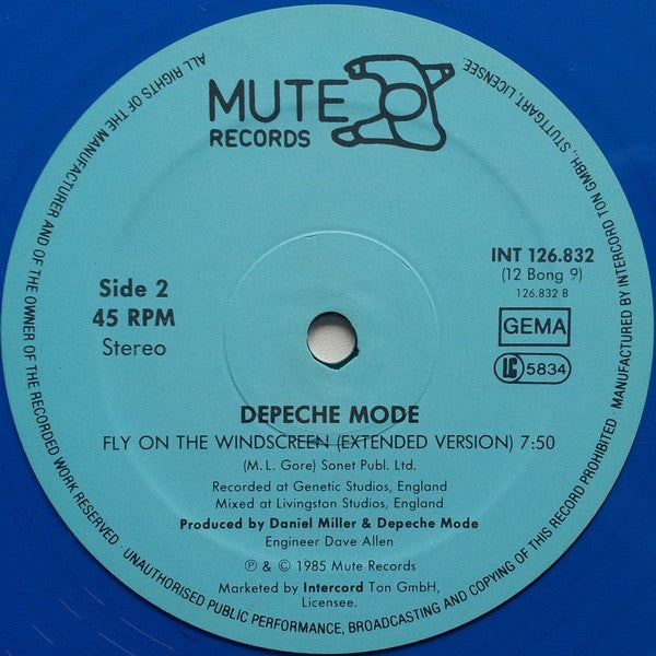 Depeche Mode - It's Called A Heart (Extended) (Vinyl, 12", 45 RPM, Maxi-Single, Stereo) Very Good (VG) / Very Good (VG)