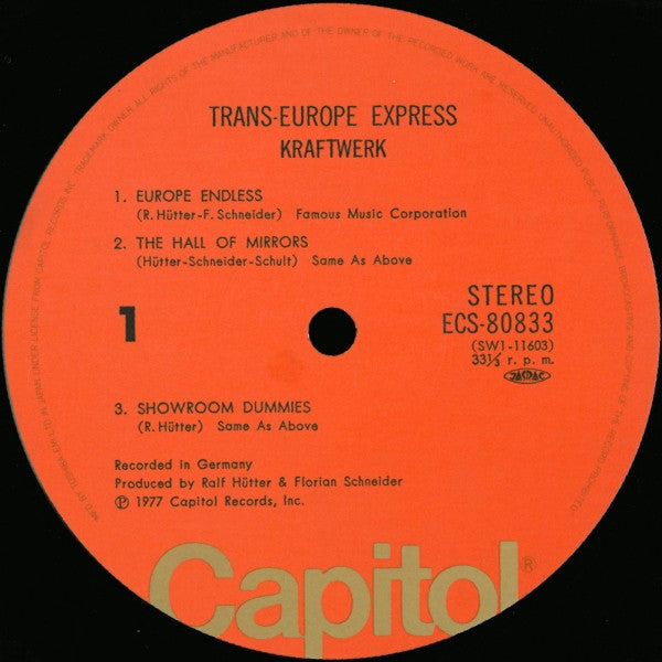 Kraftwerk - Trans-Europe Express (Vinyl, LP, Album, Stereo)