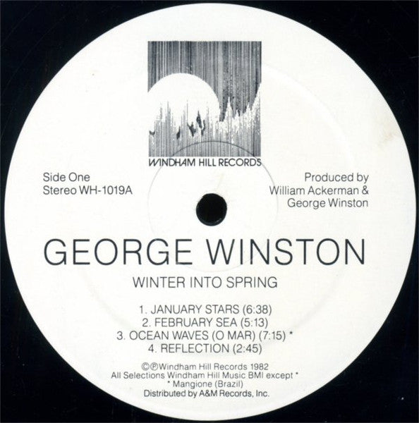 George Winston - Winter Into Spring (Vinyl, LP, Album, Reissue, Stereo) Good Plus (G+) / Good Plus (G+)