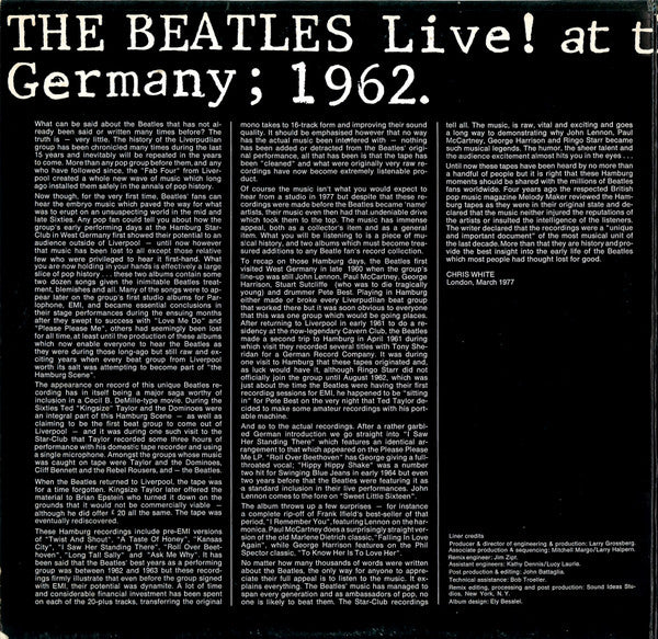 The Beatles - Live! At The Star-Club In Hamburg, Germany; 1962 (Vin...