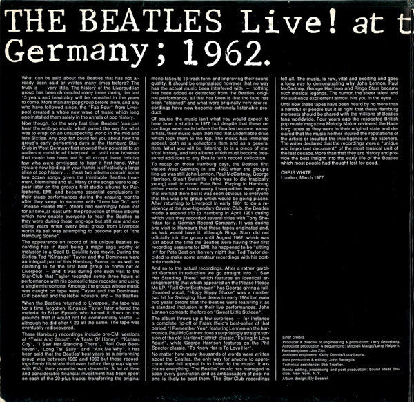 The Beatles - Live! At The Star-Club In Hamburg, Germany; 1962 (2xVinyl, LP, Album) Very Good Plus (VG+) / Very Good Plus (VG+)