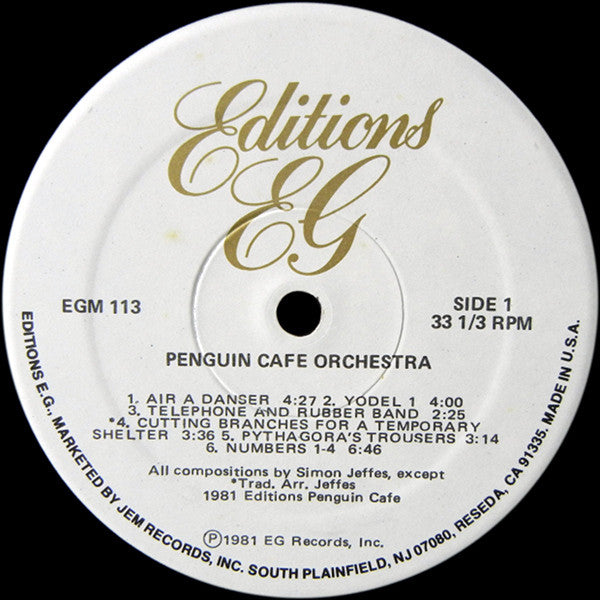 Penguin Cafe Orchestra - Penguin Cafe Orchestra (Vinyl, LP, Album)