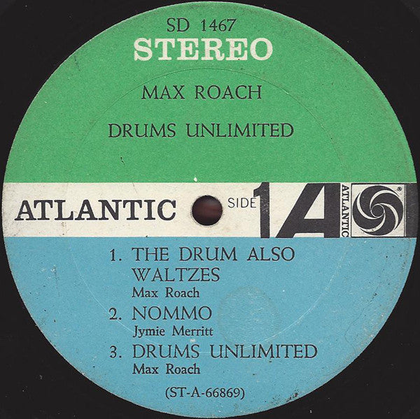 Max Roach - Drums Unlimited (Vinyl, LP, Album, Stereo) Very Good Plus (VG+) / Very Good (VG)
