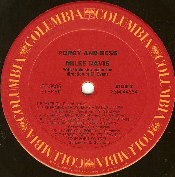 Miles Davis - Porgy And Bess (Vinyl, LP, Album, Reissue, Stereo)
