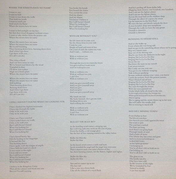 U2 - The Joshua Tree = ヨシュア・トゥリー (Vinyl, LP, Album)