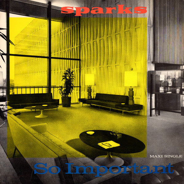Sparks - So Important (Vinyl, 12", 33 ⅓ RPM, Maxi-Single) Very Good (VG) / Very Good (VG)