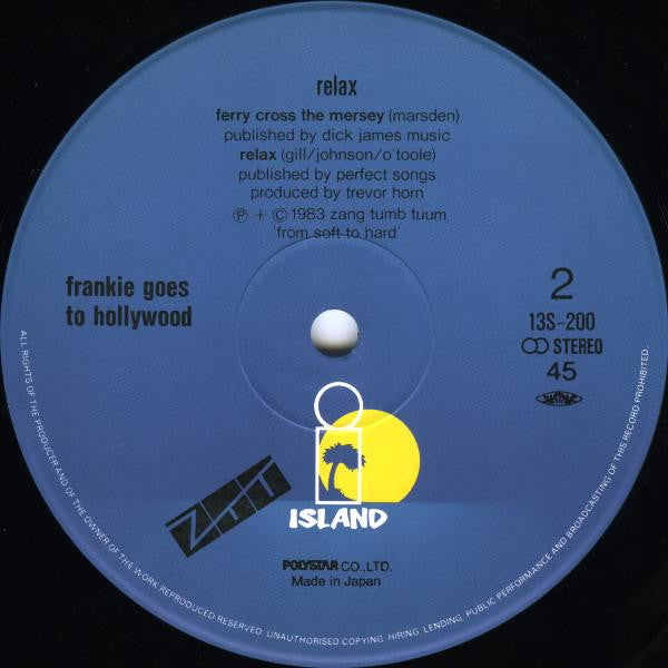 Frankie Goes To Hollywood - Relax (Vinyl, 12", 45 RPM, Single) Very Good Plus (VG+) / Very Good (VG)