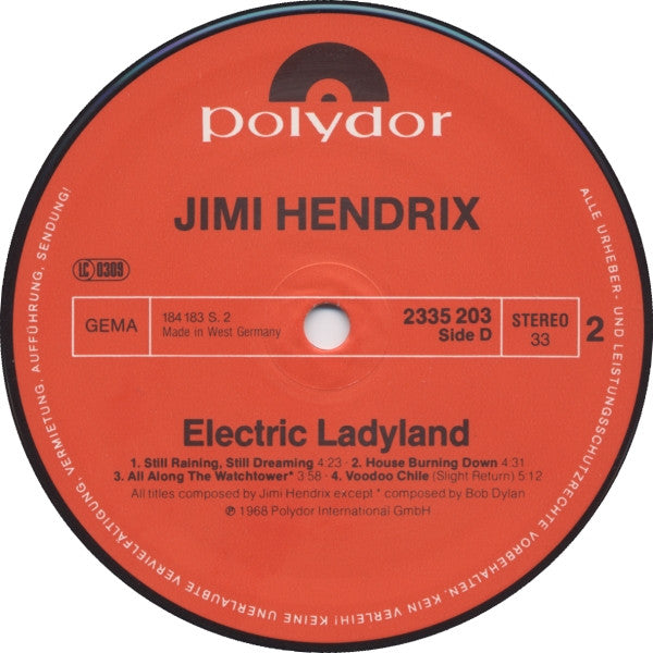 The Jimi Hendrix Experience - Electric Ladyland (2xVinyl, LP, Album, Reissue) Near Mint (NM or M-) / Very Good Plus (VG+)