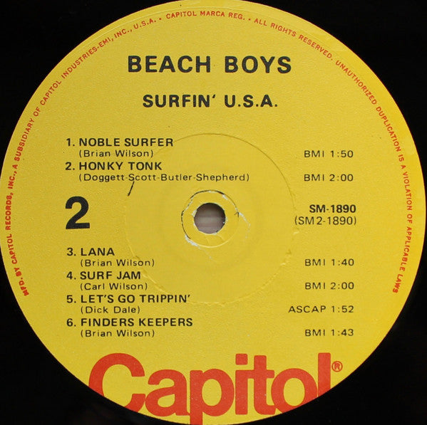 The Beach Boys - Surfin' USA (Vinyl, LP, Album, Reissue, Stereo) Very Good (VG) / Very Good (VG)