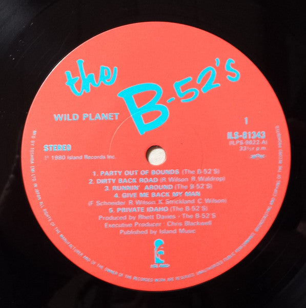 The B-52's - Wild Planet (Vinyl, LP, Album, Stereo) Near Mint (NM or M-) / Very Good Plus (VG+)
