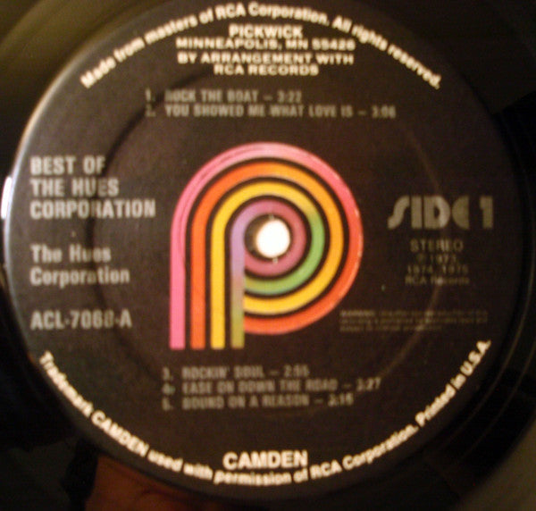 The Hues Corporation - Best Of The Hues Corporation (Vinyl, LP, Compilation) Very Good (VG) / Very Good Plus (VG+)