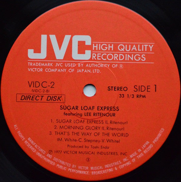 Sugar Loaf Express - Sugar Loaf Express Featuring Lee Ritenour (Vin...