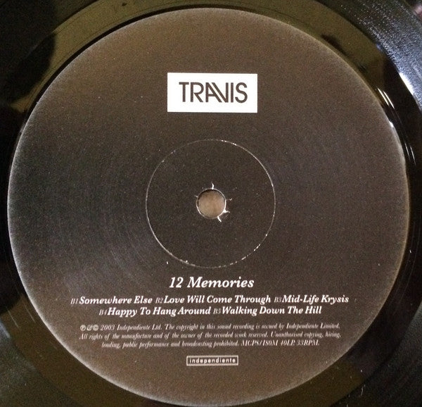 Travis - 12 Memories (Vinyl, LP, Album) Very Good Plus (VG+) / Very Good Plus (VG+)