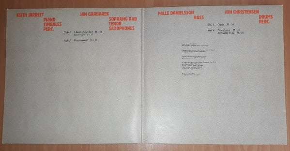 Keith Jarrett - Nude Ants (Live At The Village Vanguard) (2xVinyl, LP, Album) Very Good Plus (VG+) / Very Good Plus (VG+)