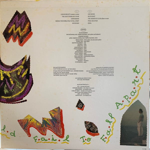 Peter Murphy - Should The World Fail To Fall Apart (Vinyl, LP, Album, Stereo) Very Good (VG) / Good Plus (G+)