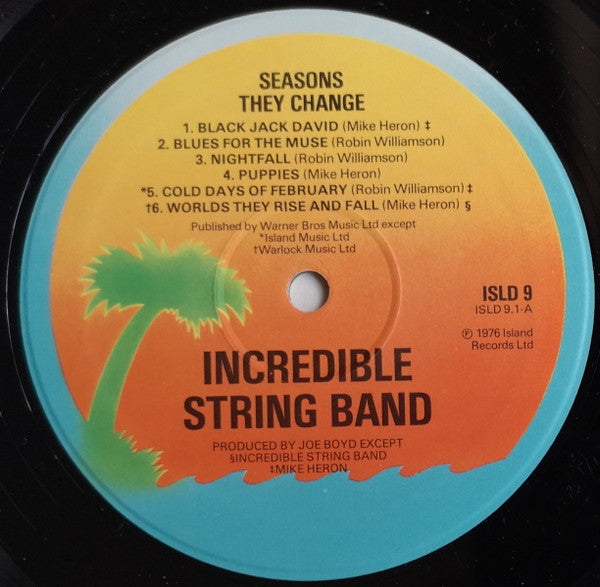 The Incredible String Band - Seasons They Change (2xVinyl, LP, Compilation) Good Plus (G+) / Good Plus (G+)