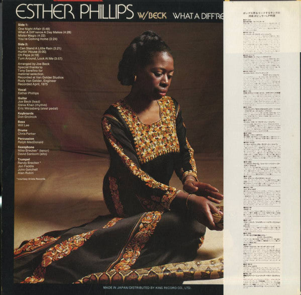 Esther Phillips - What A Diff'rence A Day Makes (Vinyl, LP, Album) Very Good (VG) / Fair (F)