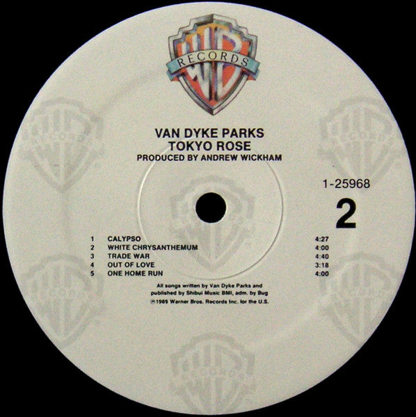 Van Dyke Parks - Tokyo Rose (Vinyl, LP, Album) Near Mint (NM or M-) / Near Mint (NM or M-)