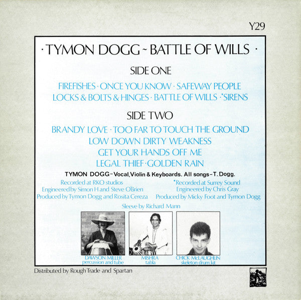 Tymon Dogg - Battle Of Wills (Vinyl, LP, Album) Very Good (VG) / Very Good (VG)