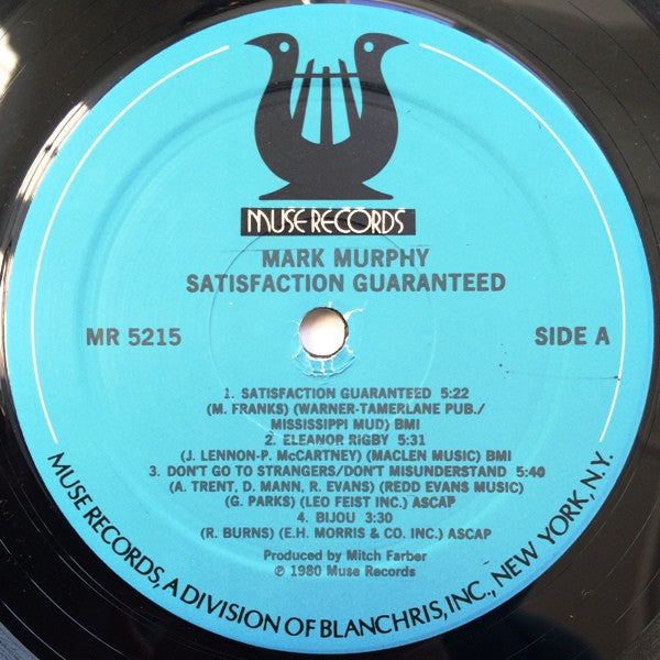 Mark Murphy - Satisfaction Guaranteed (Vinyl, LP) Very Good (VG) / Very Good (VG)