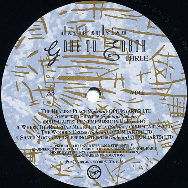 David Sylvian - Gone To Earth (2xVinyl, LP, Album) Very Good (VG) / Very Good (VG)