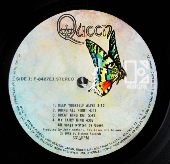 Queen - Queen (Vinyl, LP, Album, Stereo)