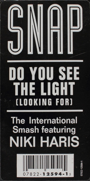 Snap! - Do You See The Light (Looking For) (Vinyl, 12", 33 ⅓ RPM) Very Good Plus (VG+) / Very Good Plus (VG+)