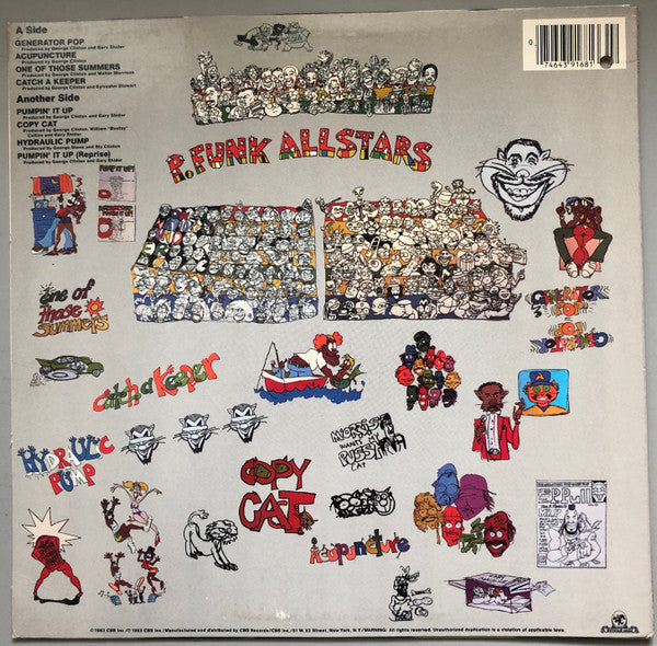 P-Funk All Stars - Urban Dancefloor Guerillas (Vinyl, LP, Album) Good Plus (G+) / Very Good (VG)
