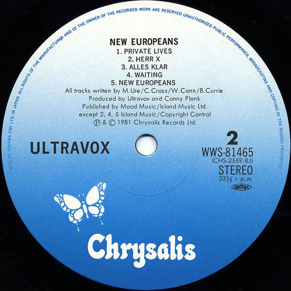 Ultravox - New Europeans (Vinyl, LP, Compilation)