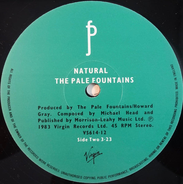 The Pale Fountains - Unless (Extended Version) (Vinyl, 12", 45 RPM, Single, Stereo) Near Mint (NM or M-) / Very Good Plus (VG+)
