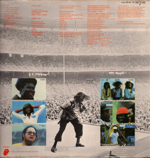 Peter Tosh - Bush Doctor (Vinyl, LP, Album, Stereo) Very Good Plus (VG+) / Very Good Plus (VG+)