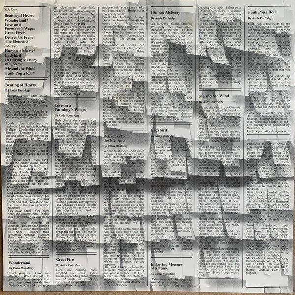 XTC - Mummer (Vinyl, LP, Album, Stereo) Near Mint (NM or M-) / Very Good Plus (VG+)