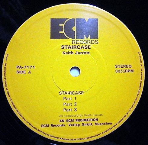 Keith Jarrett - Staircase/Hourglass/Sundial/Sand (2xVinyl, LP, Album, Stereo) Near Mint (NM or M-) / Very Good Plus (VG+)