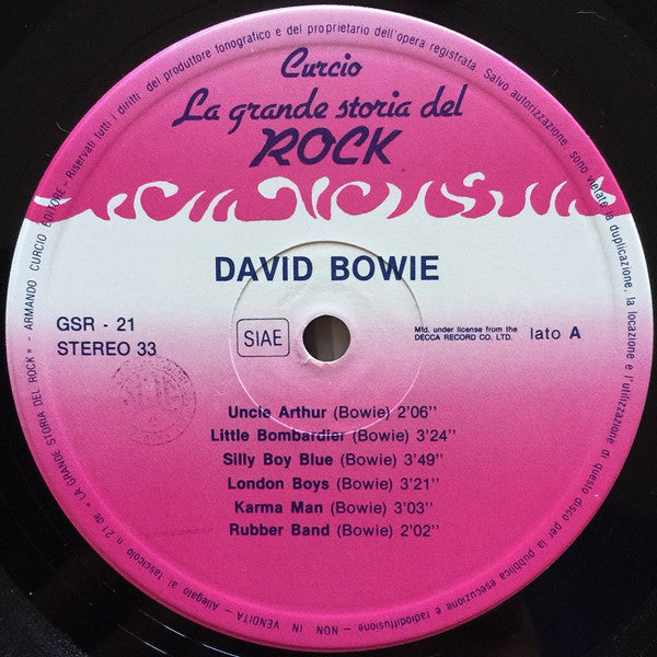 David Bowie - David Bowie (Vinyl, LP, Compilation, Stereo) Very Good Plus (VG+) / Very Good (VG)