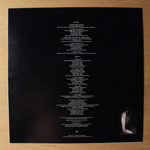 John Foxx - The Garden (Vinyl, LP, Album) Very Good Plus (VG+) / Good Plus (G+)