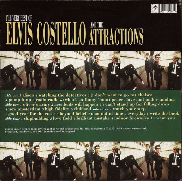 Elvis Costello & The Attractions - The Very Best Of Elvis Costello And The Attractions (2xVinyl, Vinyl, LP, Compilation, 7", 45 RPM, Limited Edition) Very Good Plus (VG+) / Very Good Plus (VG+)