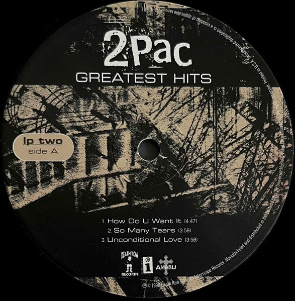2Pac - Greatest Hits (Vinyl, LP, Compilation)