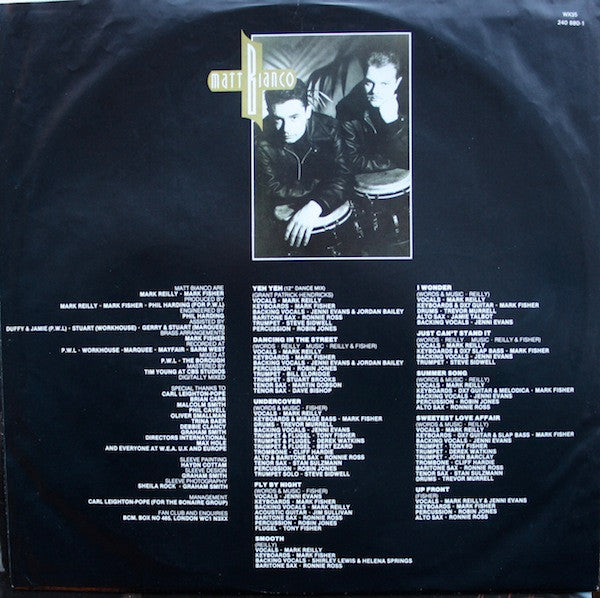 Matt Bianco - Matt Bianco (Vinyl, LP, Album, Stereo) Very Good Plus (VG+) / Very Good Plus (VG+)