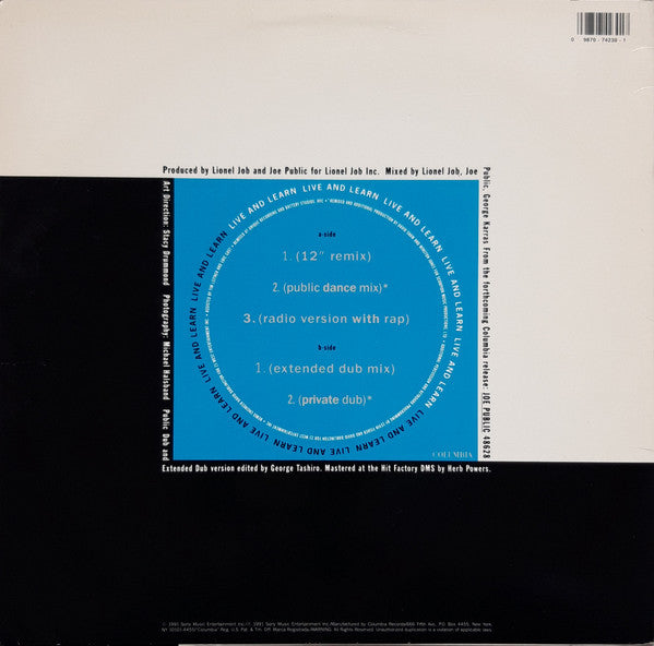 Joe Public - Live And Learn (Vinyl, 12", 33 ⅓ RPM) Good Plus (G+) / Good Plus (G+)