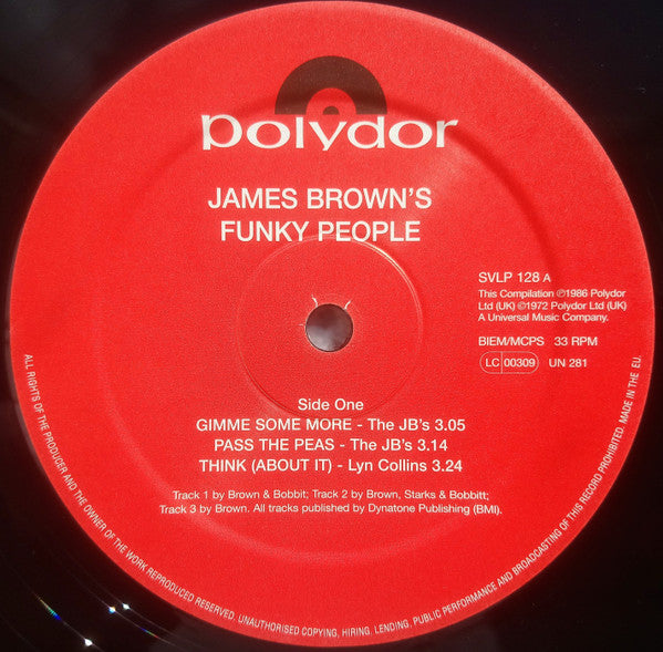 Various - James Brown's Funky People (2xVinyl, LP, Compilation, Reissue) Near Mint (NM or M-) / Good Plus (G+)