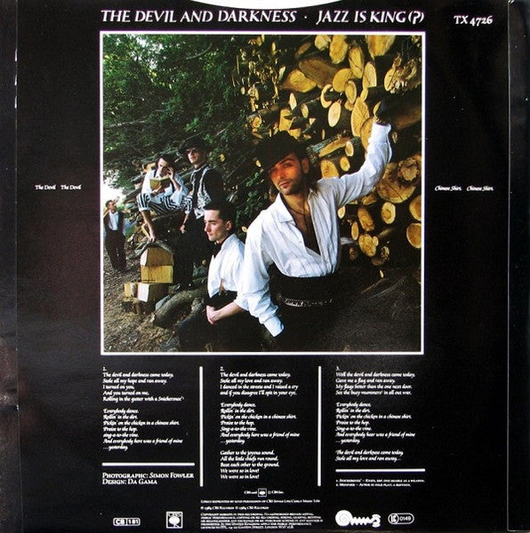 Freur - The Devil And Darkness (Vinyl, 12", 45 RPM, Single, Stereo) Very Good (VG) / Very Good Plus (VG+)
