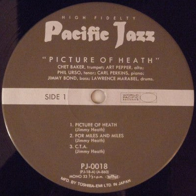 Chet Baker - Picture Of Heath (Vinyl, LP, Album, Reissue, Mono) Very Good Plus (VG+) / Very Good Plus (VG+)