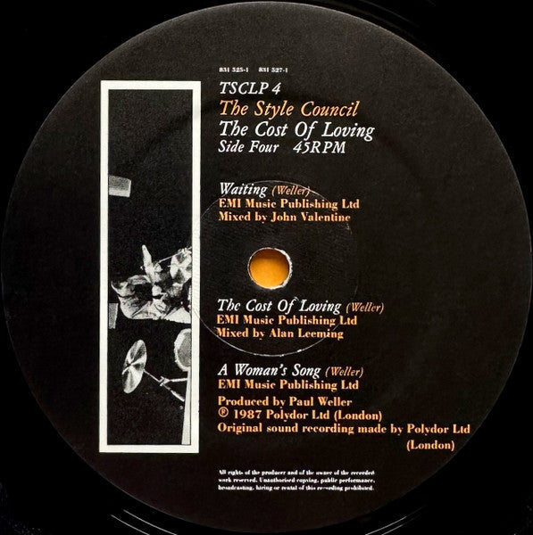 The Style Council - The Cost Of Loving (2xVinyl, 12", 45 RPM, Album) Very Good Plus (VG+) / Very Good Plus (VG+)