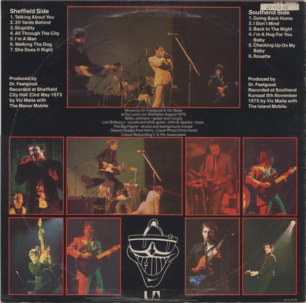 Dr. Feelgood - Stupidity (Vinyl, LP, Album, Stereo) Very Good Plus (VG+) / Good Plus (G+)