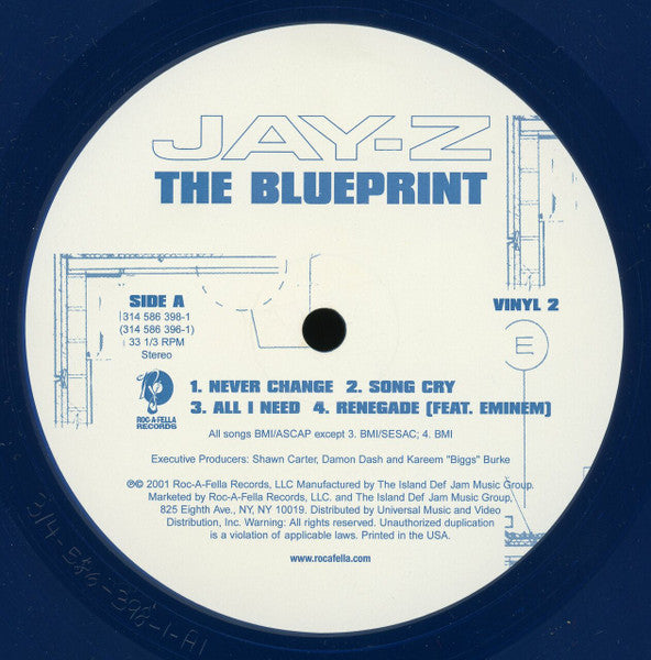 Jay-Z - The Blueprint (Vinyl, LP, Album, Limited Edition)