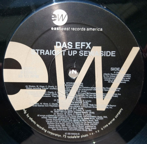 Das EFX - Straight Up Sewaside (Vinyl, LP, Album) Very Good (VG) / Mint (M)